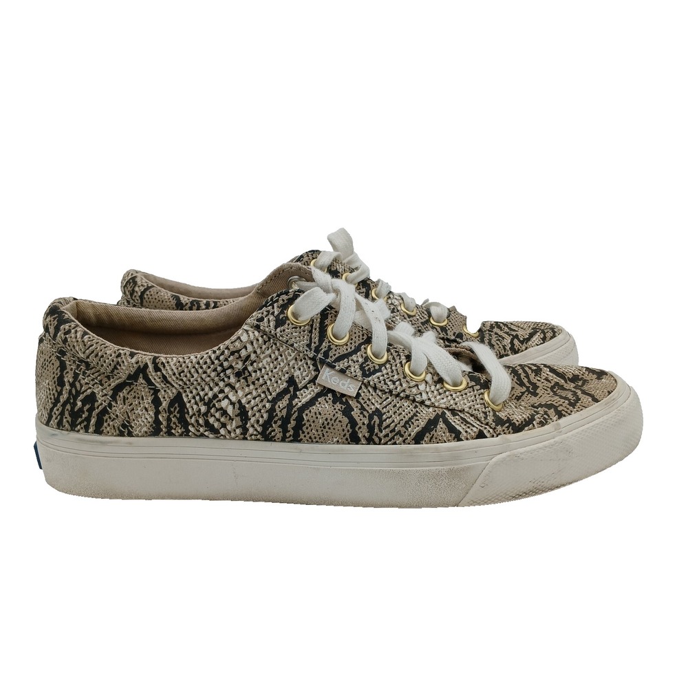 Keds Women's‎ Jump Kick Snake Print Slip On Sneakers Shoes- Size 8 EUC !!